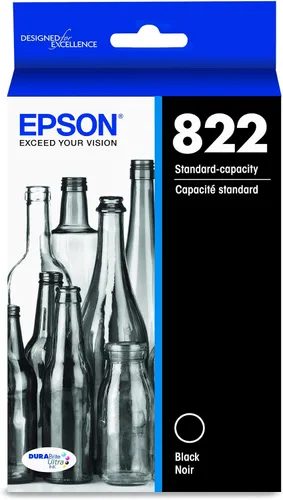 Miniatura 4 de Epson Cartucho negro de capacidad estándar 822, cian, magenta, amarillo junio y T822 DURABrite Ultra Ink de capacidad estándar (T822120-S)