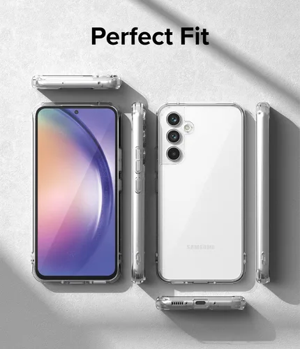 Miniatura 8 de Ringke Fusion [Muestra la belleza natural] Compatible con Samsung Galaxy A54, funda transparente 5G para mujeres, hombres, parachoques transparente