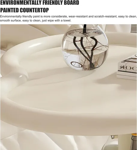 Miniatura 3 de Mesas de centro redondas para sala de estar, mesa de centro para sala, mesas auxiliares mesa de sala de estar con almacenamiento, mesa de grano