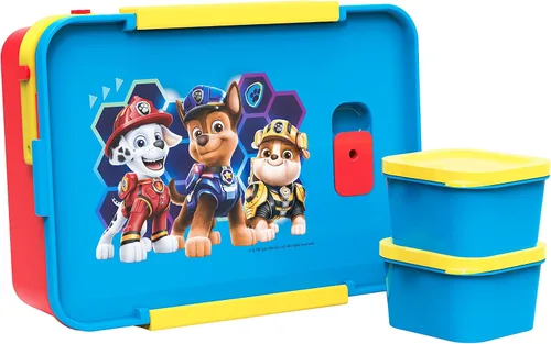 Miniatura 13 de Zak Designs Blippi Caja Bento de plástico reutilizable con sello a prueba de fugas, asa de transporte, ventilación de vapor para microondas