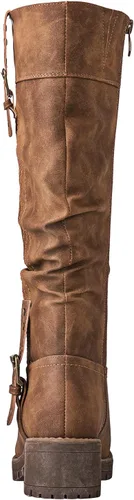 Miniatura 5 de GLOBALWIN Women's Chunky Low Heels Boots Knee High Boots For Women