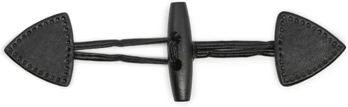 Miniatura 2 de Dritz 454-1 Palanca para coser, botón de madera oscura, negro