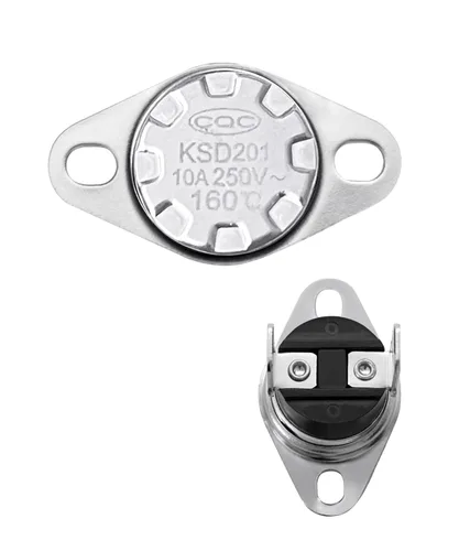 Miniatura 8 de KSD201 70 Fusible térmico para termostato de microondas para microondas GE, interruptor térmico universal normalmente cerrado, reemplazo