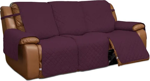 Miniatura 39 de Easy-Going Funda para Sillón Reclinable de Dos Plazas, Funda de Sofá Reversible para Sillón Reclinable Doble, Funda de Sofá Dividida para Cada