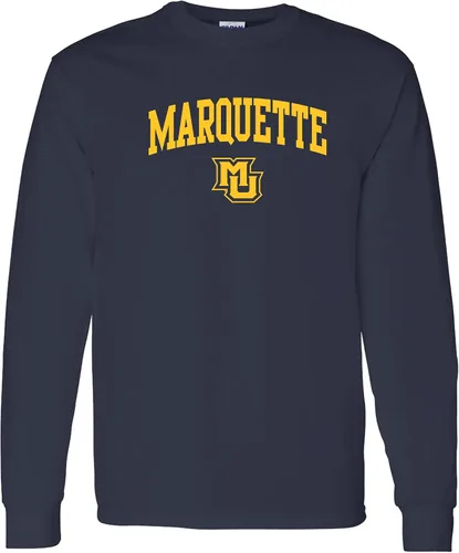 Miniatura 105 de NCAA oficial de College – University Team Color Arco Logo Manga Larga