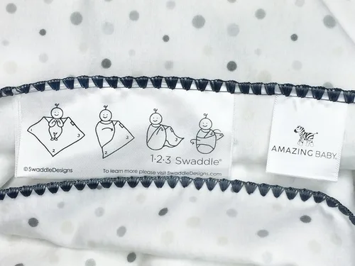 Miniatura 10 de Amazing Baby Manta de recepción grande, manta para bebés, niños y niñas, franela de algodón más suave de Estados Unidos, el mejor regalo de ducha