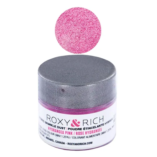 Miniatura 14 de Roxy & Rich Hybrid Sparkle Powder - Colorante para alimentos, 0.09 onzas (0.09 oz), color rosa amatista