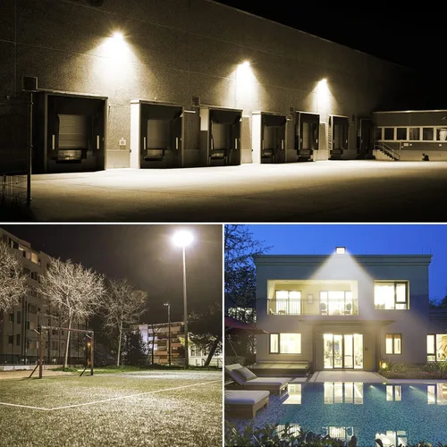 Miniatura 7 de SKYWORLD Paquete de 2 luces LED de inundación para exteriores, 20 W 2000 lm, luz de inundación LED de seguridad, luz diurna de 4000 K, luz blanca
