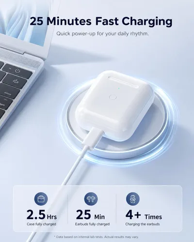 Miniatura 3 de Replacement Charging Case for AirPods 1 2, Wireless Charging Case, Bluetooth Pairing Sync Button, Lightning Charging Port (Earbuds Not Included)