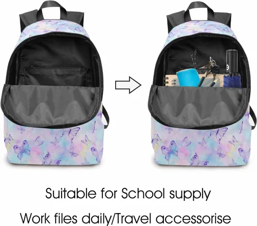 Miniatura 69 de Texto personalizado Elefante desgaste gafas mochila mochila mochila casual Daypack bolsa para mamá niñas, color86-4, Mochilas Daypack