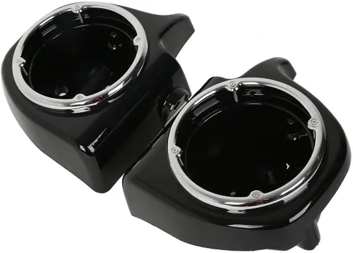 Miniatura 5 de Green-L - Rejilla inferior ventilada para piernas con altavoces de 6.5" para Harley Touring Road King Street Glide Electra Glide Ultra Modelos antes