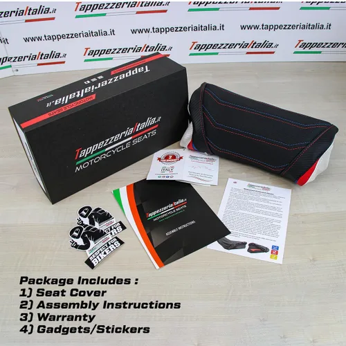 Miniatura 3 de Funda de asiento compatible con BMW R 850 R Matera modelo de Tappezzeria Italia