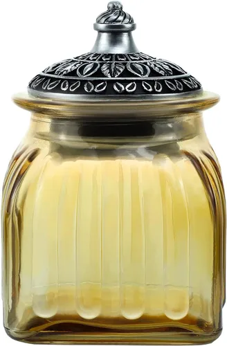 Miniatura 11 de SOCOSY Tarro de cristal transparente vintage para dulces con tapa, tarro de comida, tarro de nueces, caja de joyería, tarros de dulces de boda