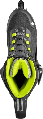 Miniatura 6 de Rollerblade Macroblade 84 BOA, Patines en línea de fitness para adultos, negro y lima, patines en línea de rendimiento