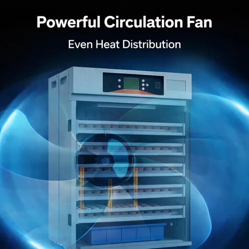Miniatura 5 de Incubadora de gabinete comercial de 400 huevos con giro automático de huevos, control preciso de temperatura y humedad, incubadora grande de aves