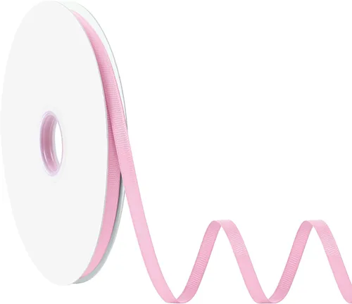 Miniatura 32 de Cinta blanca de grogrén de 1-1/2 pulgadas x 50 yardas para envolver regalos, muy adecuada para decoración de bodas, ramos, manualidades, costura
