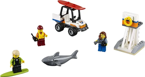 Miniatura 4 de LEGO City Coast Guard Coast Guard Starter Set 60163 Kit de construcción (76 piezas)