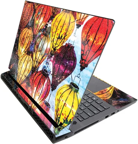 Miniatura 692 de MightySkins - Skin brillante con purpurina para Alienware M17 R3 (2020) y M17 R4 (2021) - Diversión de los años 90 Acabado duradero con purpurina