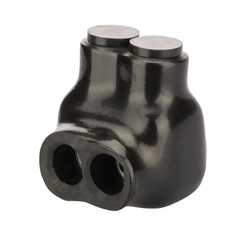 Miniatura 16 de Polaris - Conector aislado gris para conductor de cobre flexible de filamento fino, rango de cables 1-10 AWG y 2-10 AWG, 2 puertos, hexagonal