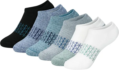 Miniatura 8 de Hanes Calcetines para niño, tobillos, tripulación y invisibles, paquete de 6, calcetines deportivos acolchados Absolute Active para niños, absorben