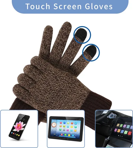 Miniatura 6 de ecodudo Conjunto de guantes de pantalla táctil para hombres y mujeres