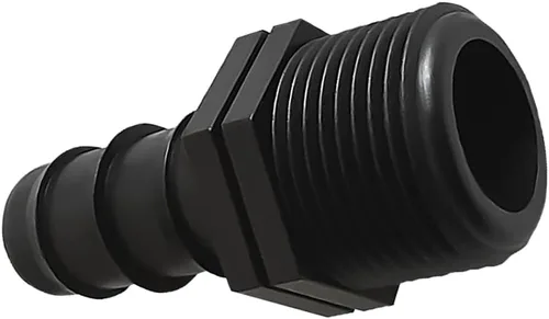 Miniatura 2 de Conector de manguera de PVC de púas de 5 piezas de 3/4 pulgadas - Juego de piezas de adaptador de conector de manguera de jardín MNPT de 3/4 pulgadas