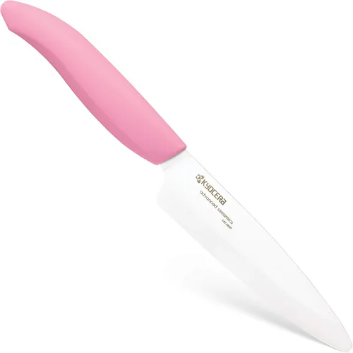 Miniatura 13 de Kyocera Ceramic Revolution - Cuchillo utilitario de 4.5 pulgadas, mango naranja, hoja blanca