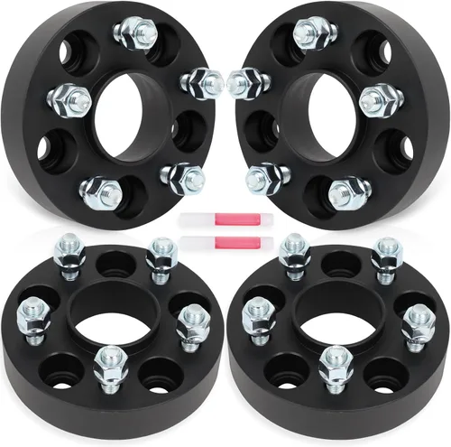 Miniatura 15 de SCITOO 4 espaciadores de rueda de 1 pulgada, 4 lengüetas de 0.157 x 3.937 in a 0.157 x 3.937 in, pernos de 0.472 x 0.059 in, compatibles