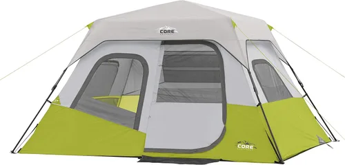 Miniatura 13 de CORE Tiendas de campaña instantáneas Tienda de campaña familiar para múltiples habitaciones, para coche, camping, bolsillos de almacenamiento