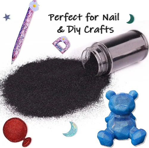 Miniatura 3 de Polvo metálico con purpurina para vasos, resina para manualidades, slime, cosméticos y purpurina de uñas, extrafino para pintura y decoración