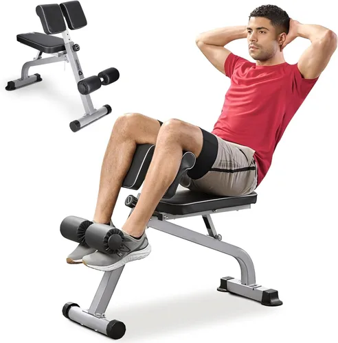 Miniatura 9 de LifePro SculptTrainer Roman Chair with 330 lb Capacity — Incline Adjustable Hyperextension Bench for All-in-One Body Workout — Foldable Home Gym