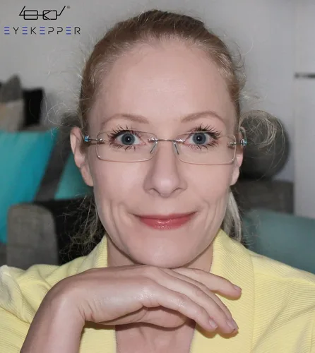 Miniatura 2 de Eyekepper - Gafas de lectura con lentes pequeños sin marco para hombres y mujeres
