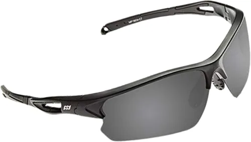 Miniatura 9 de Gafas de sol polarizadas o fotocromáticas para deportes al aire libre para hombres y mujeres, marco TR90, protección UV Negro Gris