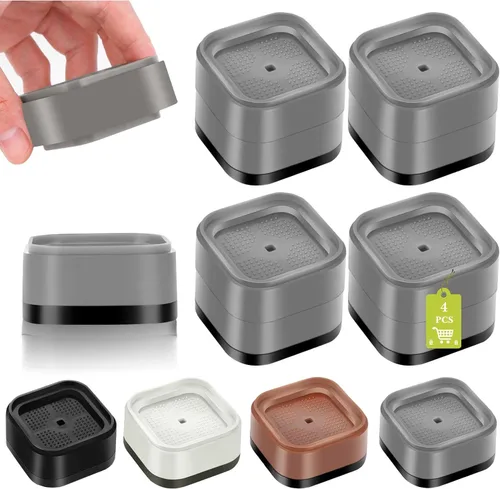 Miniatura 19 de Paquete de 12 elevadores de muebles de 1, 2 o 3 pulgadas, elevadores de cama ajustables resistentes para mesa, escritorio, sofá, silla, gabinete