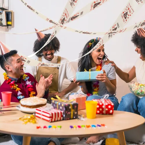 Miniatura 6 de Regalos de 40 cumpleaños para mujeres, hombres, ella, él - Feliz papel higiénico de broma - Decoraciones de 40 cumpleaños, suministros de fiesta