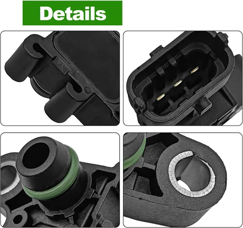 Miniatura 3 de MAP Sensor 55573248 Colector de presión de aire absoluta – Sensor MAP Interruptor de admisión de aire compatible con GMC 07-13 Sierra 1500; Buick