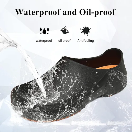 Miniatura 4 de Zapatos de chef antideslizantes para hombres zapatos profesionales antideslizantes impermeables para enfermeras para cocina restaurante hospital