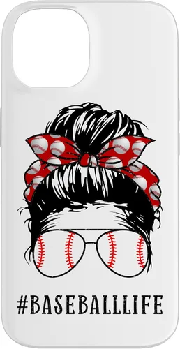 Miniatura 4 de Mom Messy Hair Bun Aviators Glasses Baseball Mother Life Case for iPhone 17