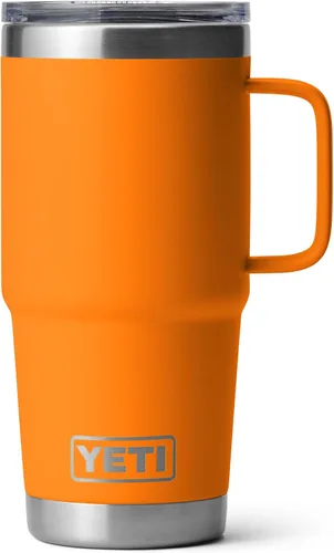 Miniatura 17 de YETI - Vaso de viaje Rambler de 20 onzas, de acero inoxidable, aislada al vacío con tapa fuerte Stronghold Blanco