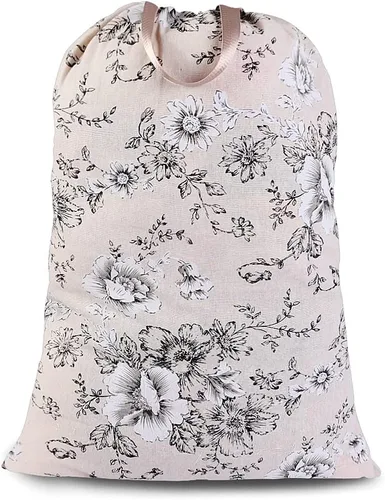 Miniatura 8 de Sanlykate - Bolsa de lavandería extra grande con cierre de cordón y asa, 28 x 40 pulgadas, bolsa resistente para ropa sucia de viaje para lavandería