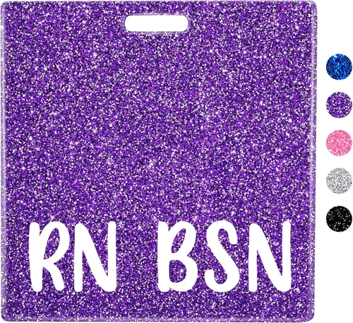 Miniatura 17 de Plifal RN BSN Porta insignia con tarjetero Enfermera Accesorios de enfermería Enfermera registrada Licenciatura en ciencias en enfermería