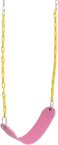 Miniatura 8 de Ochine Juego de columpio resistente con cadena de 60 pulgadas con revestimiento de plástico para patio de recreo, accesorios de columpios, ganchos