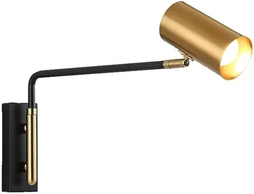 Miniatura 7 de Lámpara de pared con brazo oscilante ajustable, lámpara de pared LED postmoderna retro industrial para decoración interior para dormitorio, pasillo