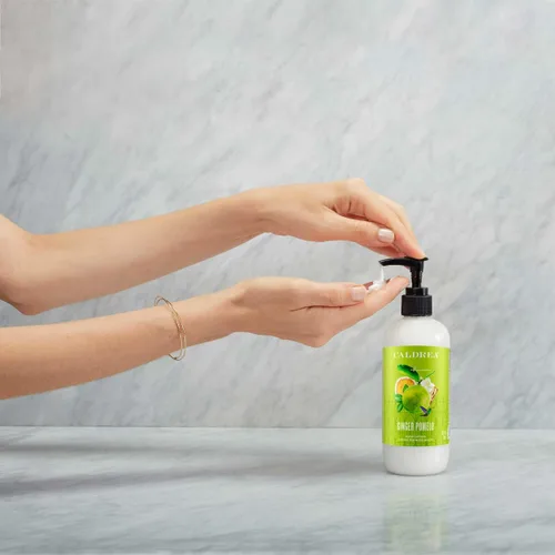 Miniatura 2 de Caldrea Loción de manos, para manos secas, hecha con manteca de karité, aloe vera y glicerina y otros ingredientes cuidadosamente elegidos, aroma a