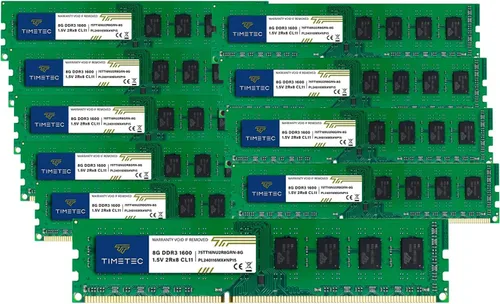 Miniatura 9 de Timetec - Módulo de memoria RAM de 32 GB (4 x 8 GB) DDR3 1600 MHz (DDR3-1600) PC3-12800 (PC3-12800U) no admite memoria ECC sin búfer, 1,5 V, CL11
