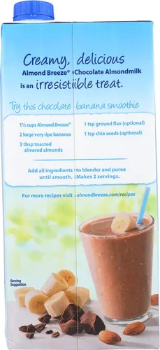 Miniatura 4 de Blue Diamond - Leche de almendras con brisa de almendras, chocolate, 32 onzas líquidas (paquete de 2)