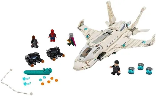 Miniatura 3 de LEGO Marvel Spider-Man Far from Home: Stark Jet and The Drone Attack 76130 Kit de Construcción (504 Piezas)