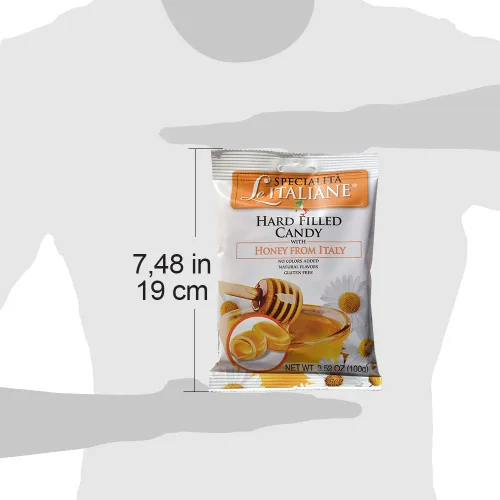 Miniatura 3 de Serra Hard Filled Candy with Honey from Italy, 3.52 Ounce (Pack of 12)