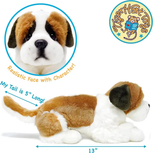 Miniatura 4 de TigerHart Bernadette The Saint Bernard - Peluche de 17 pulgadas