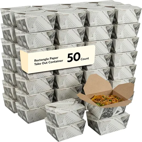 Miniatura 22 de Restaurantware Contenedor desechable para llevar, 30 oz / #1, negro